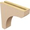 Ekena Millwork 3"W x 12"D x 12"H Thin Legacy Rough Cedar Woodgrain TimberThane Corbel, Primed Tan CORUR03X12X12LGYRCPR - alternate 3